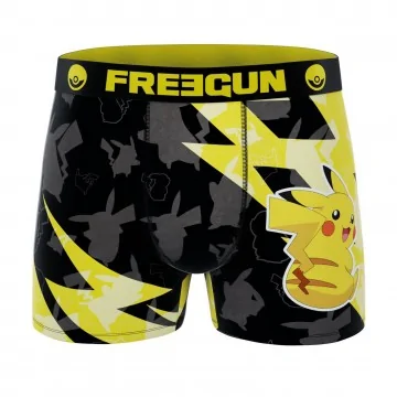 Boxer Mann Mikrofaser "Pokemon 2024" (Boxershorts) Freegun auf FrenchMarket