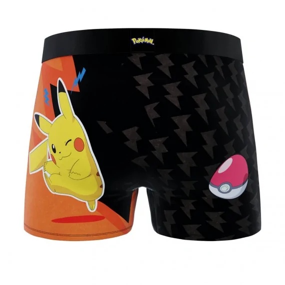 Boxer da uomo in microfibra "Pokemon 2024 (Boxer) Freegun chez FrenchMarket