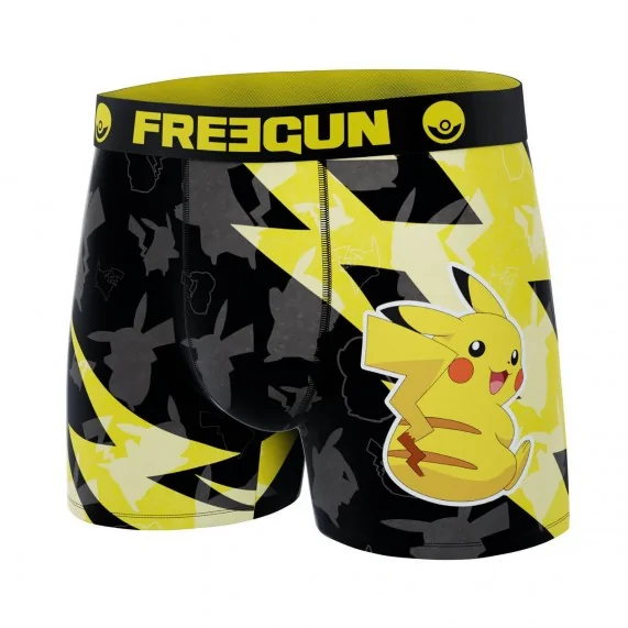 5er-Pack Herren-Boxershorts Pokemon Team Pikachu (Boxershorts für Männer) Freegun auf FrenchMarket