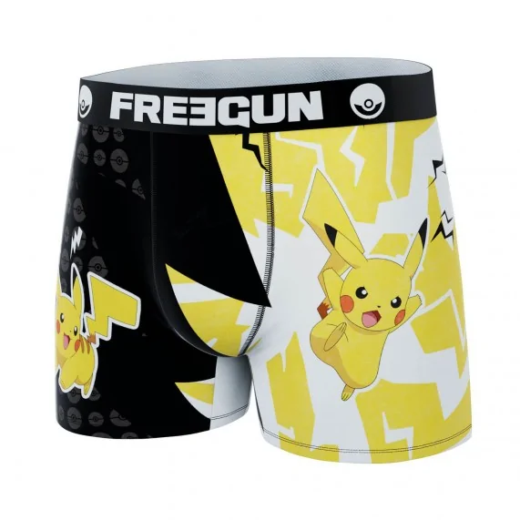 5er-Pack Herren-Boxershorts Pokemon Team Pikachu (Boxershorts für Männer) Freegun auf FrenchMarket