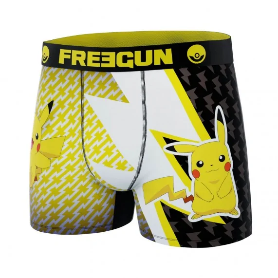 Set di 5 boxer Pokemon Team Pikachu per uomo (Boxer da uomo) Freegun chez FrenchMarket