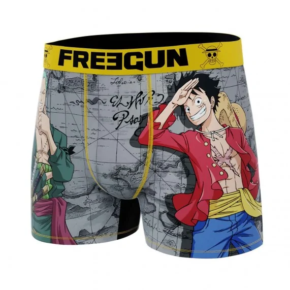 One Piece 2024" Boy's Microfiber Boxer Brief (Boxers) Freegun on FrenchMarket