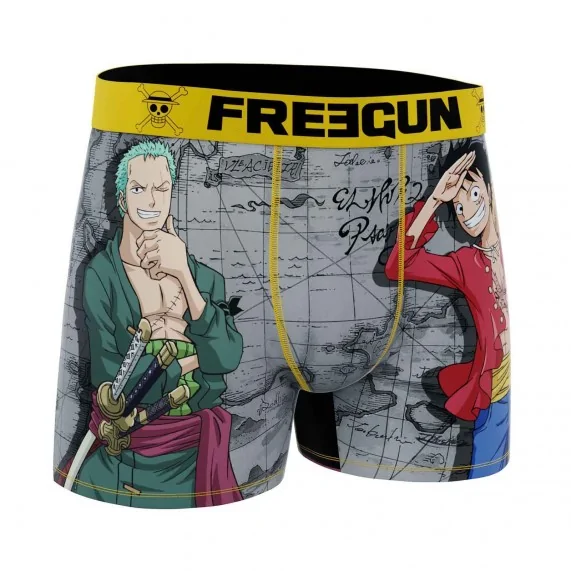 One Piece 2024" Boy's Microfiber Boxer Brief (Boxers) Freegun on FrenchMarket