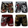 Set di 4 boxer Rock & Tattoo "HYRAW" per uomo (Boxer da uomo) Freegun chez FrenchMarket