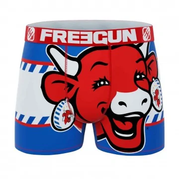 Boxer Homme Microfibre "La Vache qui rit" (Boxers Homme) Freegun chez FrenchMarket