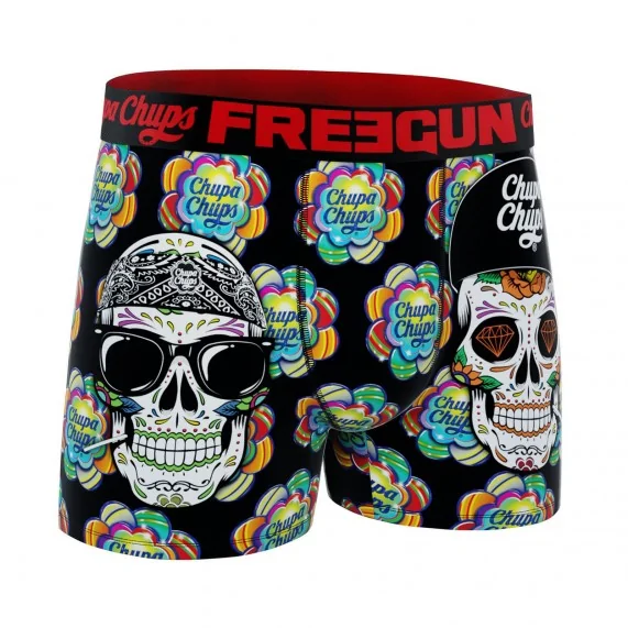 Lot de 4 Boxers Homme "Chupa Chups" (Lot boxers Homme) Freegun chez FrenchMarket