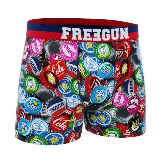 Set van 4 "Zomerkleur" jongensboxershorts (Jongensboxershort) Freegun chez FrenchMarket