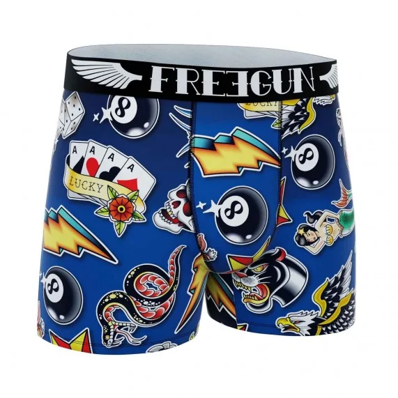 Lot de 4 Boxers Garçon "Summer Color" (Lot boxers Garçon) Freegun chez FrenchMarket