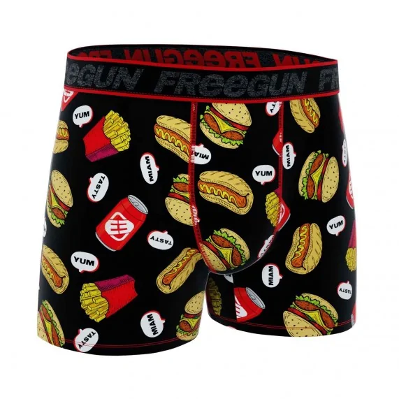 Lot de 4 Boxers Garçon "Summer Color" (Lot boxers Garçon) Freegun chez FrenchMarket