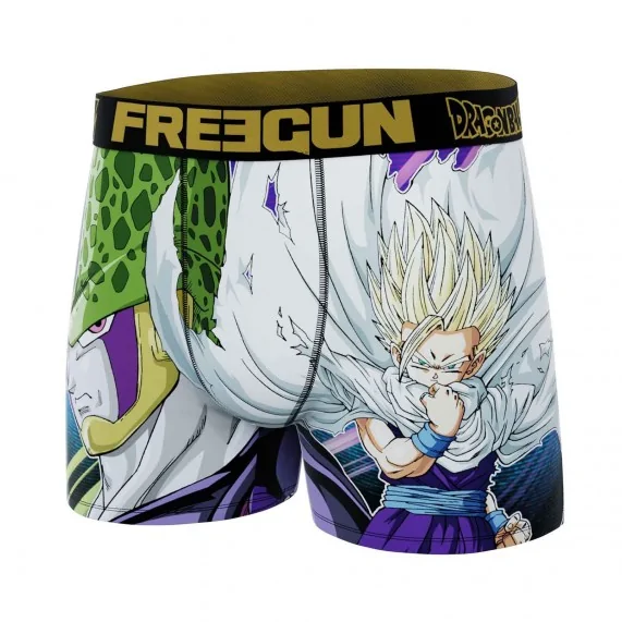 Pak van 5 boxers Dragon Ball Z voor mannen (Herenboxershorts) Freegun chez FrenchMarket