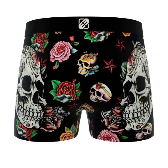 Boxer con calavera y huesos cruzados (Boxers) Freegun chez FrenchMarket