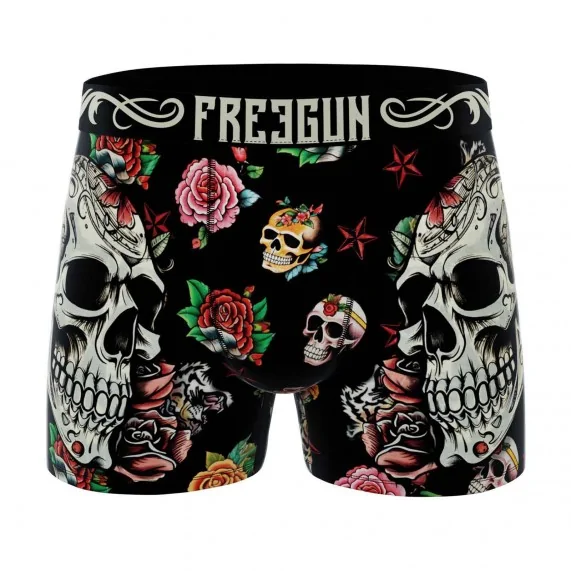 Boxer con calavera y huesos cruzados (Boxers) Freegun chez FrenchMarket