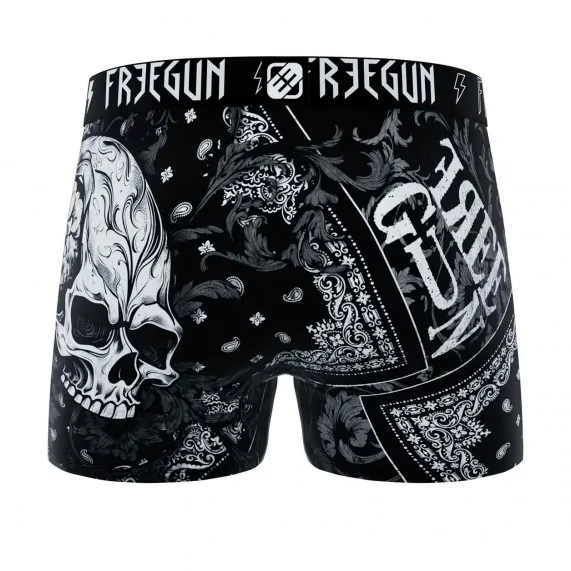 Boxer con calavera y huesos cruzados (Boxers) Freegun chez FrenchMarket