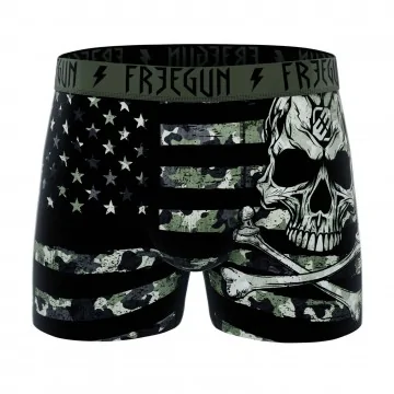 Boxer con calavera y huesos cruzados (Boxers) Freegun chez FrenchMarket