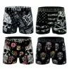 4er-Pack Herren Boxershorts Skull Totenkopf (Boxershorts für Männer) Freegun auf FrenchMarket