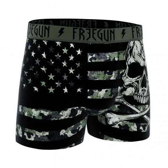 Juego de 4 calzoncillos Skull para hombre (Calzoncillos para hombre) Freegun chez FrenchMarket