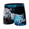 4er-Pack Herren-Boxershorts aus Mikrofaser "Wild Animals" (Boxershorts für Männer) Freegun auf FrenchMarket