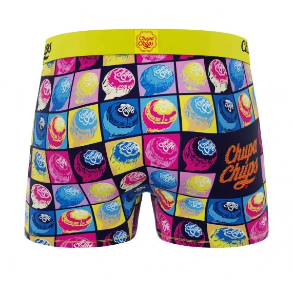 Boxer Pop-Art "Chupa Chups" in microfibra per uomo (Boxer) Freegun chez FrenchMarket