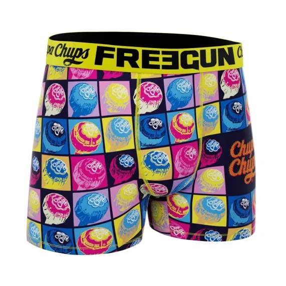 Boxer de microfibra Pop-Art "Chupa Chups" para hombre (Boxers) Freegun chez FrenchMarket