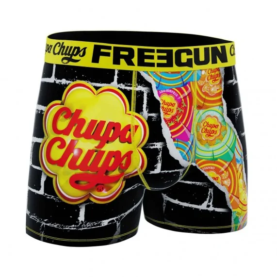 Boxer de microfibra Pop-Art "Chupa Chups" para hombre (Boxers) Freegun chez FrenchMarket