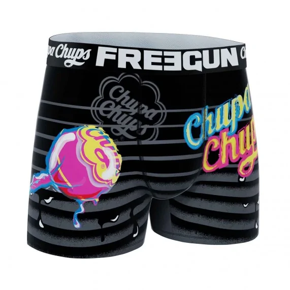 Boxer de microfibra Pop-Art "Chupa Chups" para hombre (Boxers) Freegun chez FrenchMarket