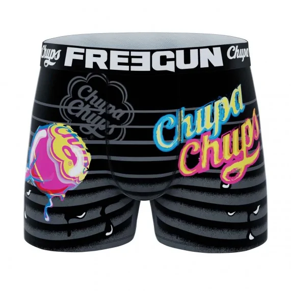 Boxer Homme Microfibre Pop-Art "Chupa Chups" (Boxers Homme) Freegun chez FrenchMarket