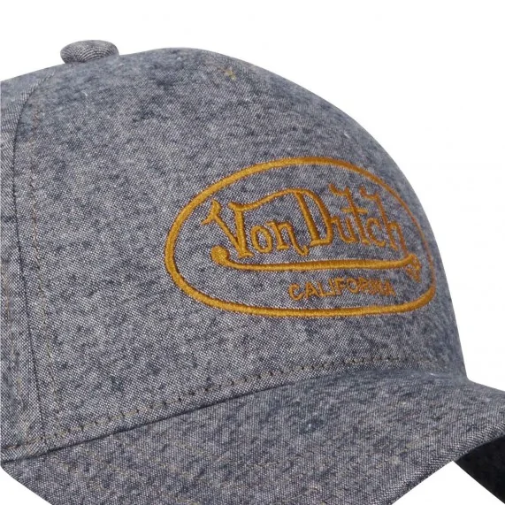 Casquette Baseball en Denim "JEAN" (Casquettes) Von Dutch chez FrenchMarket