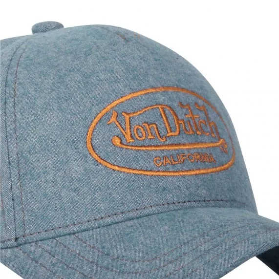 Cappello da baseball in denim "JEAN (Cappellino) Von Dutch chez FrenchMarket