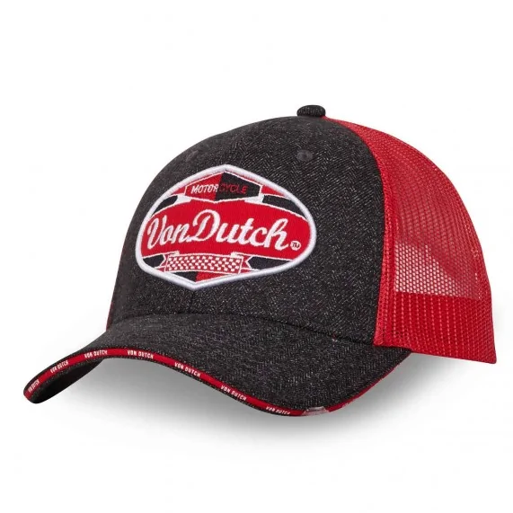 Casquette Trucker Effet Tweed "MIXED" (Casquettes) Von Dutch chez FrenchMarket