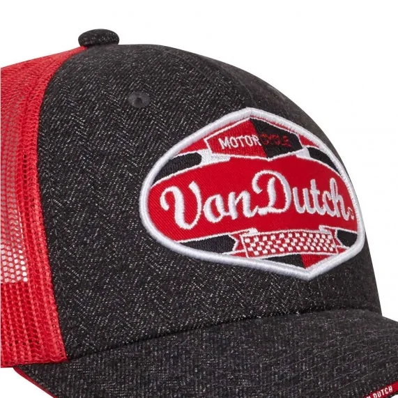 Casquette Trucker Effet Tweed "MIXED" (Casquettes) Von Dutch chez FrenchMarket