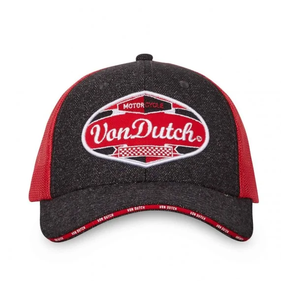 Casquette Trucker Effet Tweed "MIXED" (Casquettes) Von Dutch chez FrenchMarket