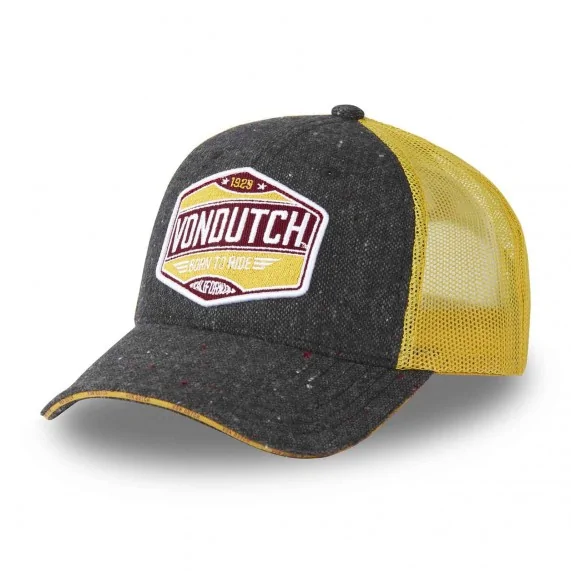 Casquette Trucker Effet Tweed "MIXED" (Casquettes) Von Dutch chez FrenchMarket