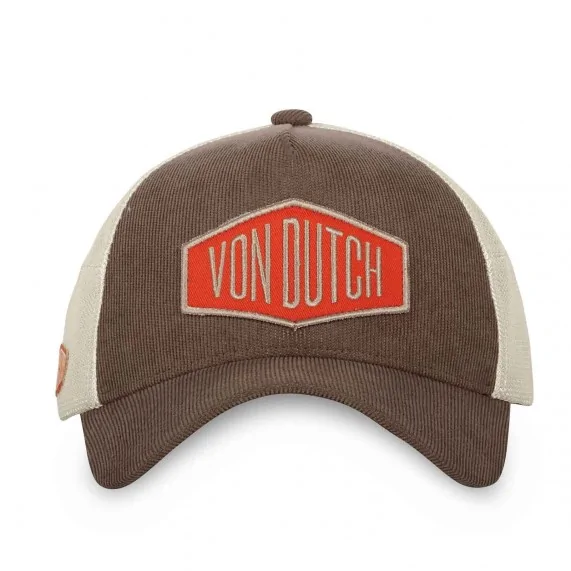 Cappello trucker in velluto a coste (Cappellino) Von Dutch chez FrenchMarket