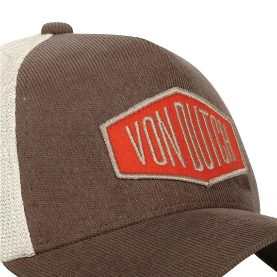 Cappello trucker in velluto a coste (Cappellino) Von Dutch chez FrenchMarket