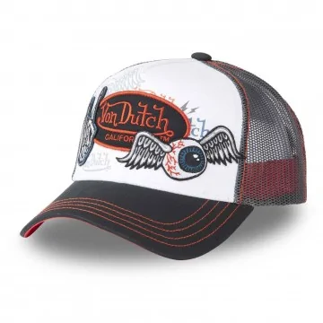 Patches Rock on Hand Trucker Cap (Caps) Von Dutch on FrenchMarket