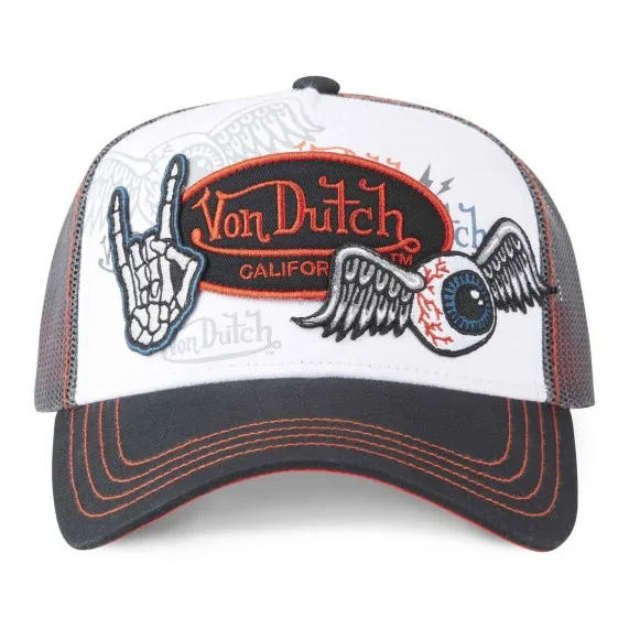 Casquette Trucker "Patches Rock on Hand" (Casquettes) Von Dutch chez FrenchMarket