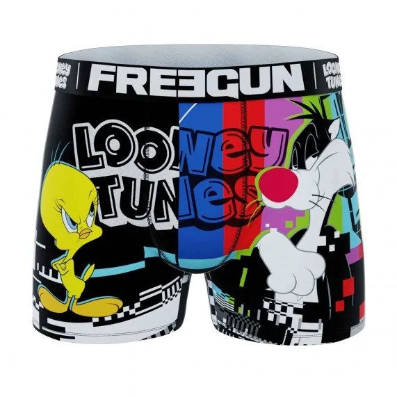 Boxershorts Herren Looney Tunes "TV-Mire" (Boxershorts) Freegun auf FrenchMarket