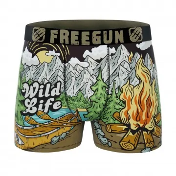 Boxer da uomo "Wild Life (Boxer) Freegun chez FrenchMarket