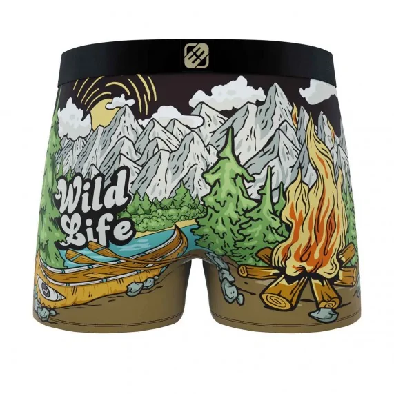 Boxer Homme "Wild Life" (Boxers Homme) Freegun chez FrenchMarket