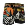 Wild Life" men's boxer shorts (Boxers) Freegun on FrenchMarket