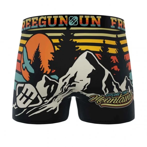 Wild Life" men's boxer shorts (Boxers) Freegun on FrenchMarket