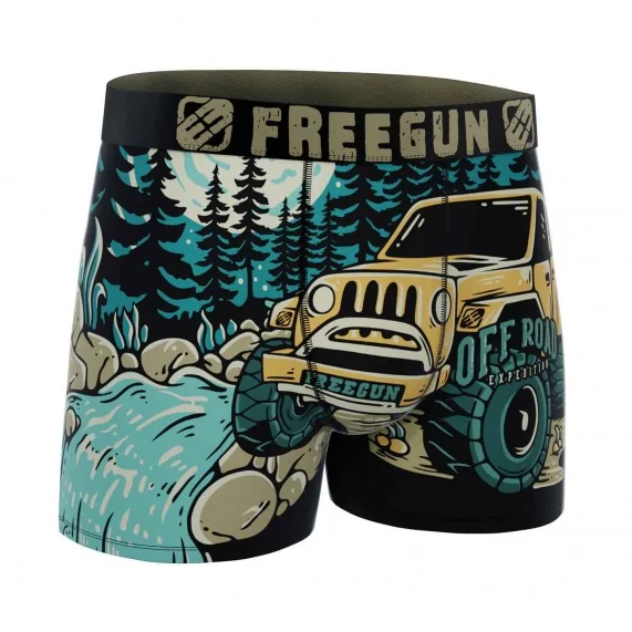 Boxer Homme "Wild Life" (Boxers Homme) Freegun chez FrenchMarket