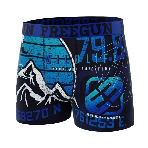 Boxer Homme "Wild Life" (Boxers Homme) Freegun chez FrenchMarket