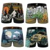 4er-Pack Boxershorts für Männer "Wild Life Pack" (Boxershorts für Männer) Freegun auf FrenchMarket