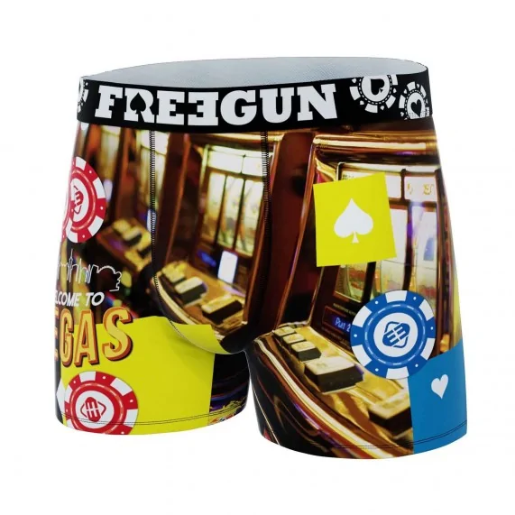 Set di 4 boxer da uomo della collezione Las Vegas (Boxer da uomo) Freegun chez FrenchMarket