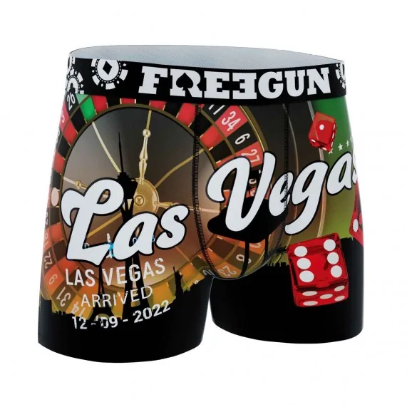 Set di 4 boxer da uomo della collezione Las Vegas (Boxer da uomo) Freegun chez FrenchMarket