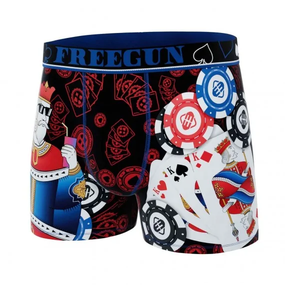 4er-Pack Boxershorts für Männer Kollektion Las Vegas (Boxershorts für Männer) Freegun auf FrenchMarket