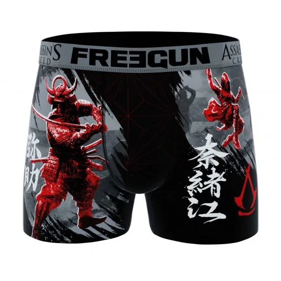 Boxer Mann Mikrofaser "Assassin's Creed: Shadows" (Boxershorts) Freegun auf FrenchMarket