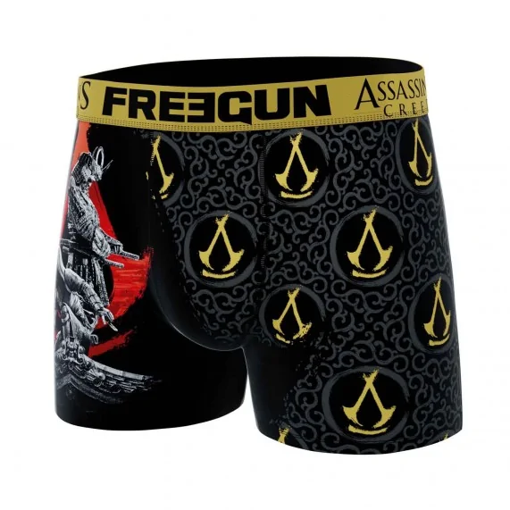 Boxer Mann Mikrofaser "Assassin's Creed: Shadows" (Boxershorts) Freegun auf FrenchMarket