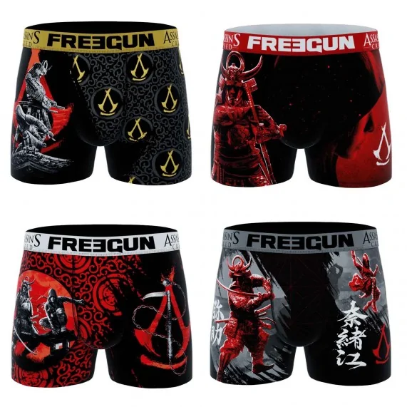 Lot de 4 Boxers Homme "Assassin's Creed : Shadows" (Lot boxers Homme) Freegun chez FrenchMarket